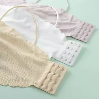 Бюстгальтер без бретелек из ледяного шелка, нижняя рубашка с открытой спиной, нижнее белье с запахом на груди чёрный