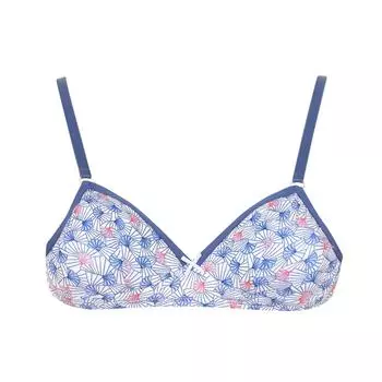D0BVA Хлопковый эластичный бюстгальтер без косточек для девочек 70 COPA A разноцветный