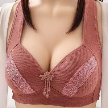 Бюстгальтер больших размеров, тонкие удобные сексуальные кружевные бюстгальтеры, женские мягкие однотонные бюстгальтеры без косточек, нижнее белье, бюстгальтеры 100BC коричневый