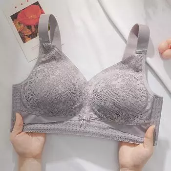 Бюстгальтер большого размера, нижнее белье с полной чашкой и закрытой по бокам, женский вариант с защитой от провисания и регулировкой под грудью. 80C