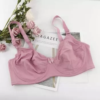 Хлопковый бюстгальтер тонкий гладкий регулируемый полный чашечка женское нижнее белье пуш-ап бюстгальтер легкий дышащий стальное кольцо бесплатно хлопковое нижнее белье 36/80 чёрный