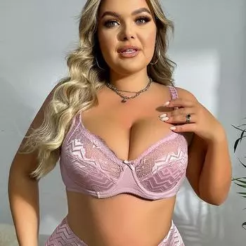 Бюстгальтер большого размера, ультратонкий кружевной стальной обод, сексуальное нижнее белье с полной чашкой, удобный женский бюстгальтер для женщин 85C