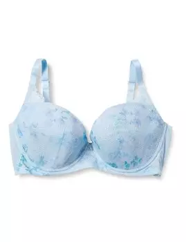 Бюстгальтер Чашка KB2800 Sax Япония C65 на японский размер [Wing/Wacoal] [Tokinatsu Cool] 3/4 Женский (эквивалент М)