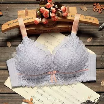 Бюстгальтер для девочек с плоской грудью, плотная чашка, кружевное нижнее белье, удобное без стального кольца, сексуальное собирающее нижнее белье 70 красный