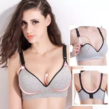 Бюстгальтер для кормления грудью, бюстгальтер для беременных и кормящих мам, нижнее белье для кормления, одежда для беременных женщин