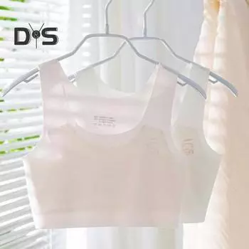 Бюстгальтер для периода развития девочек с широкими эластичными бретелями Бесшовная поддержка и покрытие груди Без стальных колец Высокая растяжимость Комфорт в течение всего дня Высокий M фиолетовый