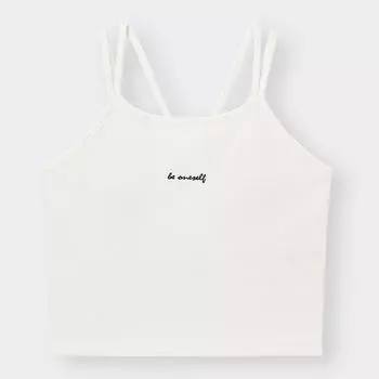 Бюстгальтер GU by Uniqlo GIRLS в стиле миниатюрной укороченной майки