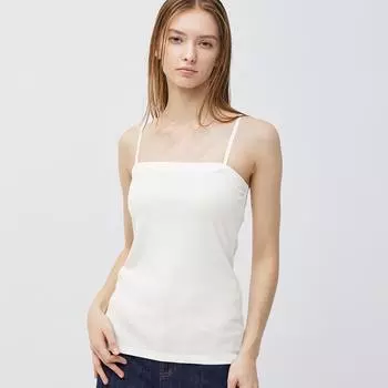 Бюстгальтер GU by Uniqlo с ребристым верхом-трубой