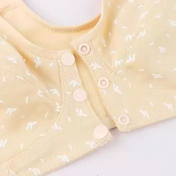 Бюстгальтер из 2 частей с принтом из хлопка с пряжкой спереди, большого размера, тонкий, стальной, без оправы, жилетного типа, нижнее белье для людей среднего и пожилого возраста, прямая поставка Size 36/80C