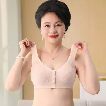 Бюстгальтер из хлопка, приятный для кожи мам, спортивный, тонкий, без стального кольца, большой размер, бюстгальтер-майка 85C