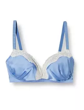 бюстгальтер LWFT229130 BLU 01 [Lily Brown] [Нижнее белье] Без косточек (атласное кружево) Женский синий