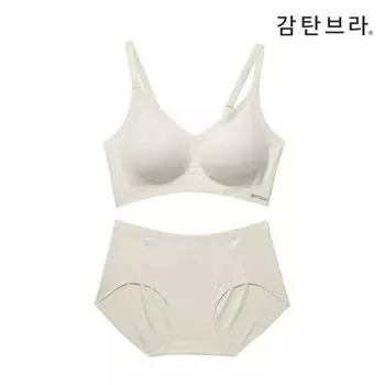 Бюстгальтер Modal Skin Admiral Bra - 1 комплект из бюстгальтера на бретелях и трусиков 01. Cream Beige _T:M