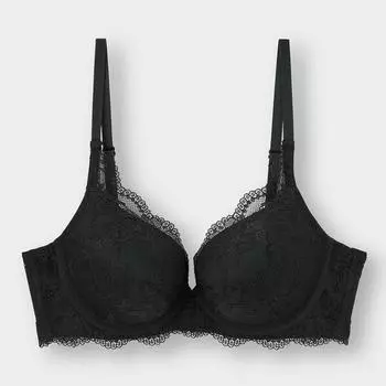 Бюстгальтер пуш-ап GU by Uniqlo, кружево