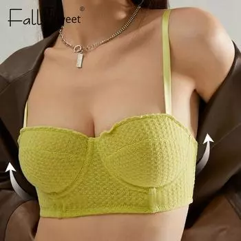Бюстгальтер пуш-ап, сексуальный бюстгальтер для женщин, бюстгальтер на косточках, бесшовные бюстгальтеры с половиной чашки, сексуальное женское белье 36A белый