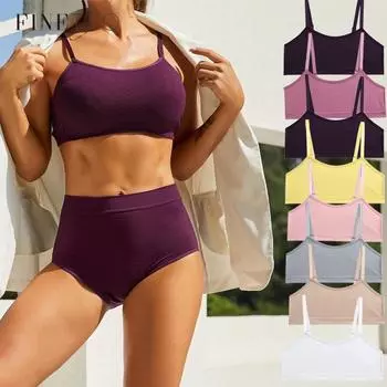 Бюстгальтер пуш-ап, удобное нижнее белье для женщин, однотонный жилет, размер S-2XL