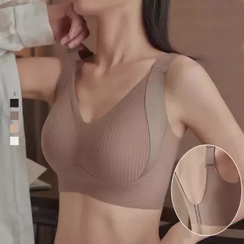 Бюстгальтер Push Up для женщин, бесшовное нижнее белье, без косточек, простые однотонные бюстгальтеры, женские бюстгальтеры 34BC-42BC M белый