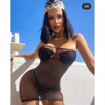 Бюстгальтер с бриллиантами, горячая распродажа, сексуальное нижнее белье, точечный бриллиант, цыганская сетка, соблазн T1008 Simple packaging (white card + opp)