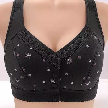 Бюстгальтер FallSweet с застежкой спереди для женщин, бюстгальтеры больших размеров без косточек, удобное нижнее белье для сна, женское нижнее белье 38B