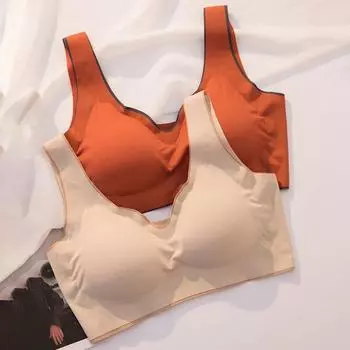 Бюстгальтер Универсальный бюстгальтер без стальных колец Saistcoat Back Бесследное нижнее белье XL