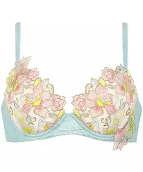 Бюстгальтер Wing Lesiage Делает вашу грудь более полной и мягко прилегает к спине Бюстгальтер с подкладкой PB2860 TU F70 [Wing/Wacoal] - более округлый, [Серия 2860]