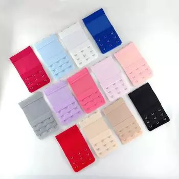 Бюстгальтер женский 3 крючка 3 ряда регулируемый удлинитель бюстгальтера ремень бюстгальтера удлинитель крючок пряжка бюстгальтера 1шт 1pc белый