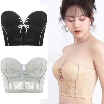 Бюстгальтер женский тонкий коллекция без стального кольца бюстгальтер красивая спина нижнее белье женское регулируемое большая грудь анти-провисание 70B шампанского