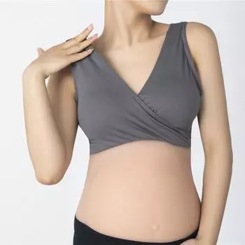 Бюстгальтеры для беременных и кормящих грудью, спортивный бюстгальтер для беременных, нижнее белье для сна, жилет M