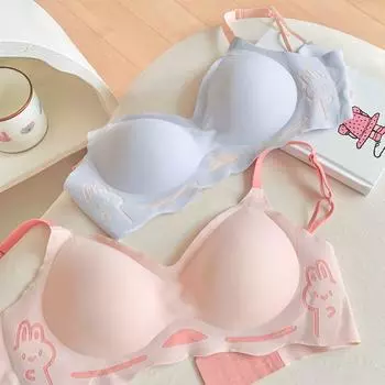 Бюстгальтеры для девочек с рисунком, нижнее белье с пряжкой на спине, модные женские бюстгальтеры, симпатичные повседневные бюстгальтеры для женщин, нижнее белье, женские бюстгальтеры 32/70ABC