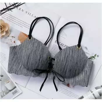 Бюстгальтеры Push Up Сексуальное бесшовное женское нижнее белье без косточек Женский бюстгальтер Beauty Back Lingerie Дамы Бюстгальтер 32/70 чёрный