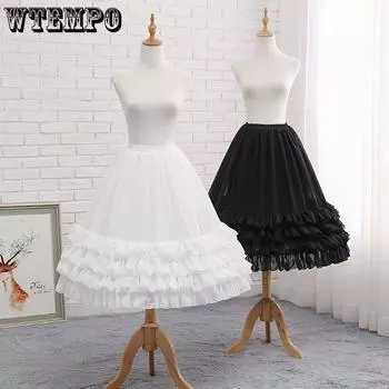 Bustle Lolita, повседневная юбка с рыбьей косточкой, регулируемая юбка трапециевидной формы, юбка с насилием, юбка-кармен, нижняя юбка, юбка с рыбьей косточкой, подтяжка белый