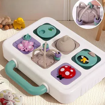 Бизиборд Монтессори игрушка, образовательная многофункциональная игра-головоломка для развития жизненных навыков, сенсорная активность Switch