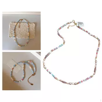 Бусы Ожерелье Ювелирное украшение Пляжный Красочный Модный Костюм Богемные Ожерелья Шея
