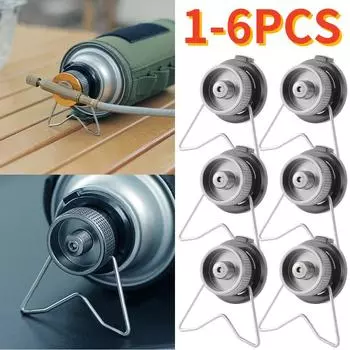 Бутановый адаптер с кронштейном, переходник для походной плиты, винтовой клапан, выходной штуцер, адаптер для баллона, головка для преобразования газового баллона