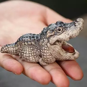 Бутик чая с фиолетовым песком, ласки маленького крокодила, чайные украшения для домашних животных, чайная церемония ручной работы, чайная игра, финансовый чайный столик, подарок