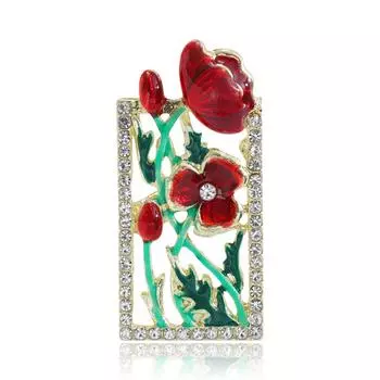 Бутик Эмаль Масло Капля Цветок Брошь Модная Анти-Свет Пряжка Булавка Классический Темперамент Аксессуары Для Одежды Корсаж