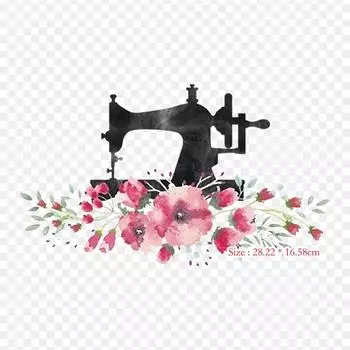 Бутик-машина Бутик-швейные машины Утюг на теплопередаче Печать Виниловые нашивки Наклейка для одежды DIY Аппликации Моющиеся нашивки