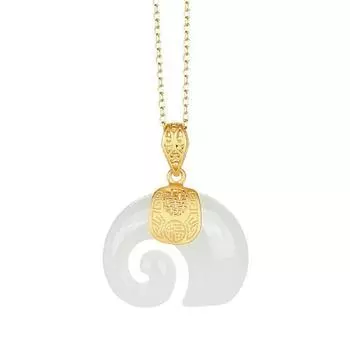 Бутик-подвеска в виде слона золотого цвета, цепочка, ожерелье, чокер, ювелирные изделия для женщин, день рождения, годовщина белый