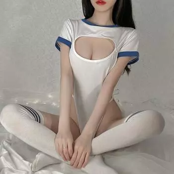 Бутик сексуальное женское белье открытое сексуальное модное нижнее белье женское без цензуры короткий рукав O-образный вырез ажурный костюм взрослый эротический боди One Size