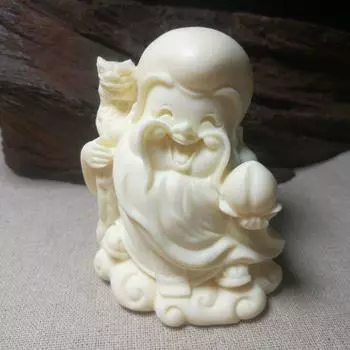 Бутик Слоновая кость Фрукты Антарктическая Фея Вэн Скульптура Украшения Домашние Аксессуары Подарок на День Рождения для Пожилых Ремесла Шоусингун