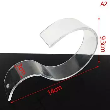 Бутики Дисплей Реквизит Стеллажи для показа ремней Акриловый поясной дисплей Стенд Держатель Настольный as the picture