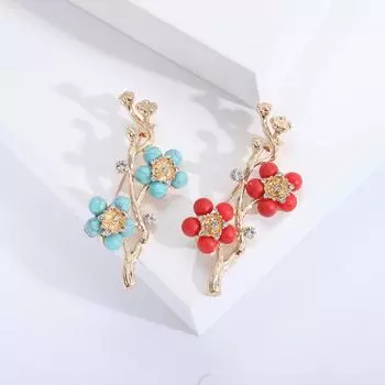 Бутиковая брошь «Цветок сливы», нагрудная пряжка, антибликовая пряжка для корсажа, булавка, аксессуары для одежды Classic Temperament