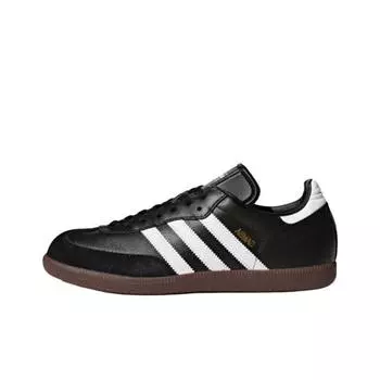 бутсы adidas Samba Leather Black White 019000