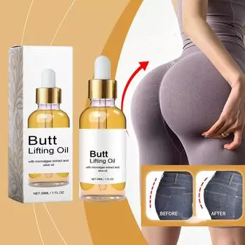 Butt Care Питает кожу, укрепляет, эластично, увлажняет, подтягивает тело, массажное масло 30 мл One Size