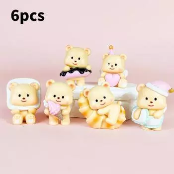 Butter Anime Bear Pvc Action Figures Model Toy Desktop Decoration Kids Gift