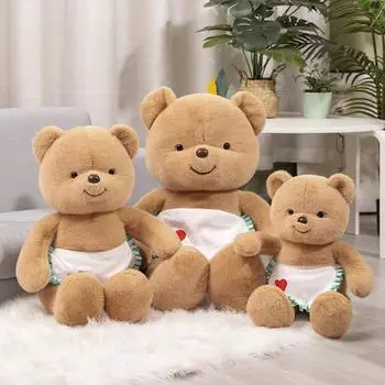 Игрушка плюшевый мишка в виде масла, мягкая игрушка в виде животного, плюшевый мишка в виде масла, плюшевая кукла, улыбающаяся игрушка сырный медведь для детей, девочек, домашний декор 50cm