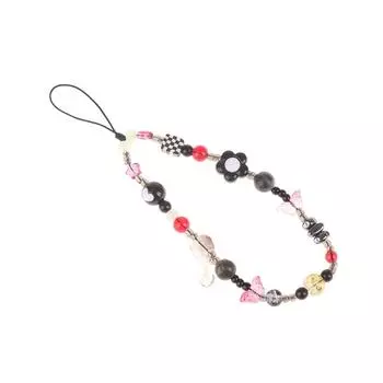 Бабочка Цветы Любовь Сердце Мобильный Телефон Цепочка Мозаика Блок Брелок Телефон Подвеска Сотовый Телефон Шнурки Камеры Цепи Декор Подарки