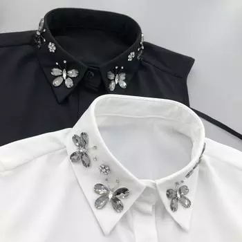 Butterfly Fly Pure, сшитая вручную, фирменная рубашка с имитацией воротника и бюста слоновая кость