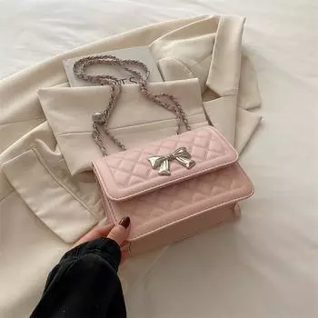 Butterfly Lingerie Chain Bag Summer Shoulder Crossbody Clutch Bag белый