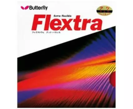 Butterfly Накладка для настольного тенниса Flextra Back Soft для начинающих 05210 Красный Средний красный