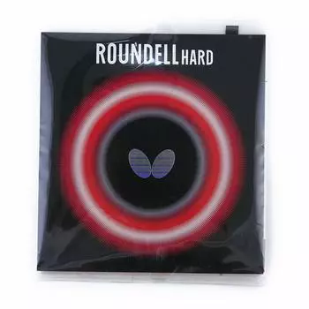 Butterfly Накладка на настольный теннис Roundel Hard High Tension Back Rubber Black Medium 05890 (278)